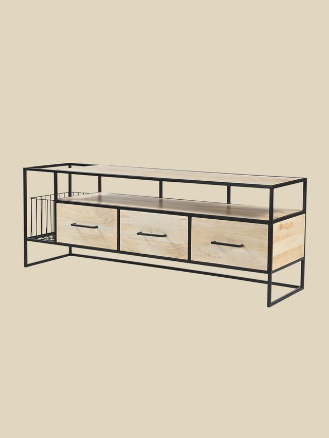 Bettina Mango Wood Media Unit