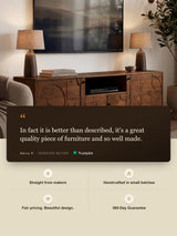 Bastian Mango Wood Media Unit