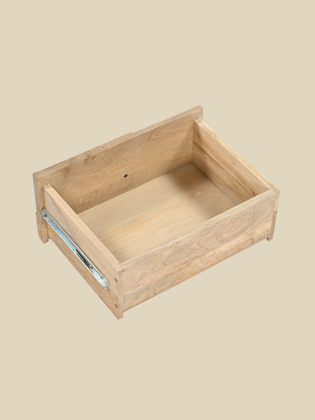 Luce Mango Wood Three Door Media Unit