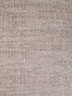 Kenil Beige Hand-woven Cushion