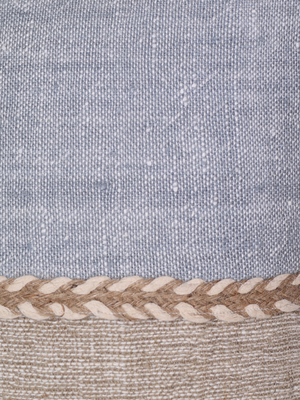 Kenil Blue Hand-woven Cushion
