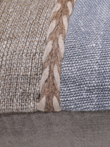 Kenil Blue Hand-woven Cushion