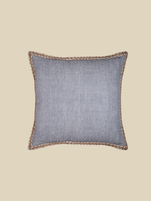 Hamir Blue Hand-woven Cushion