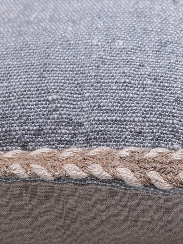 Hamir Blue Hand-woven Cushion