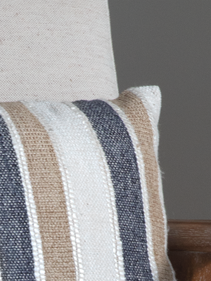 Monochrome Magic Hand-woven Cushion