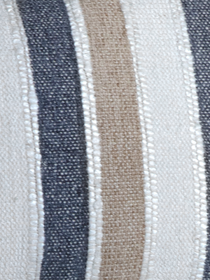 Monochrome Magic Hand-woven Cushion