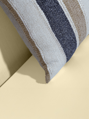 Monochrome Magic Hand-woven Cushion