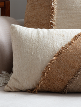 Ember Crest Hand-woven Cushion