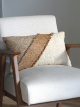 Ember Crest Hand-woven Cushion