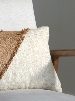 Ember Crest Hand-woven Cushion