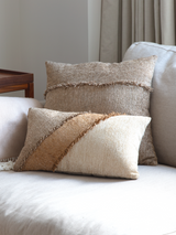 Ember Crest Hand-woven Cushion