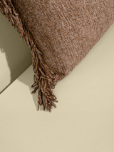 Ochre Tide Hand-woven Cushion