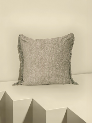 Willow Haze Hand-woven Cushion