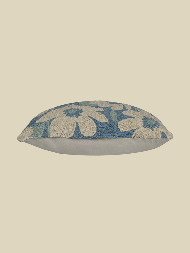 Salvia Cotton Floral Cushion
