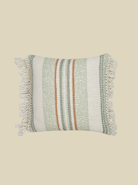 Rumi Cotton Striped Cushion