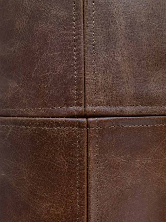 Sloane Brown Leather Cushion