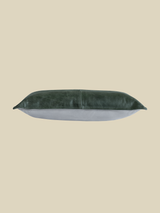 Sloane Green Leather Cushion