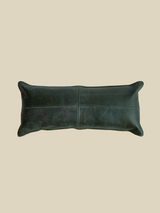 Sloane Green Leather Cushion