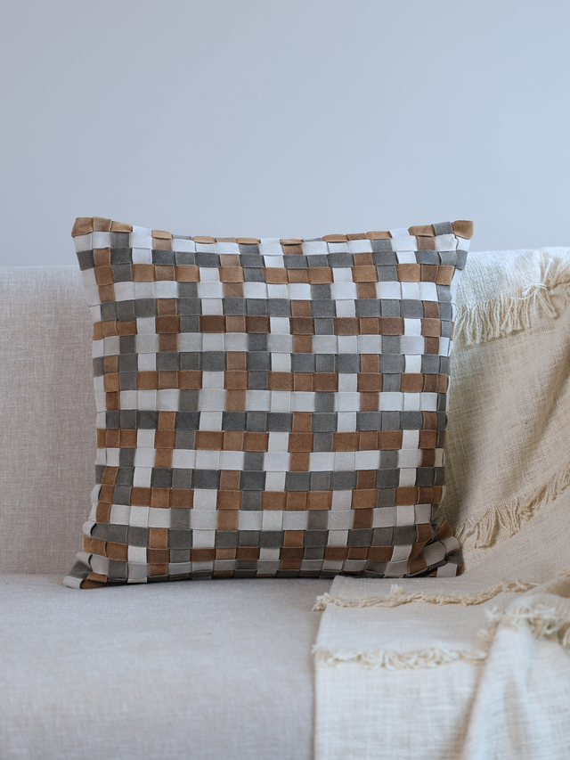 Miles Suede Leather Cushion