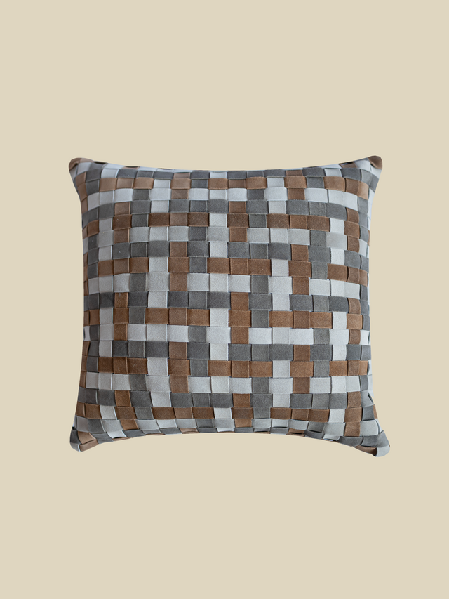 Miles Suede Leather Cushion
