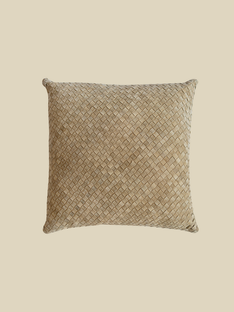 Ann Tan Suede Leather Cushion