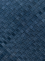 Ann Blue Suede Leather Cushion