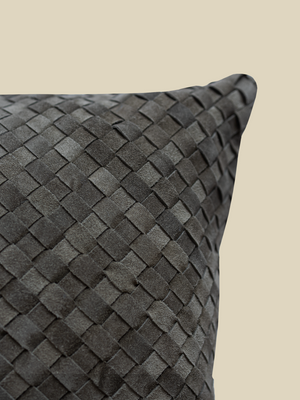 Viviana Suede Leather Cushion