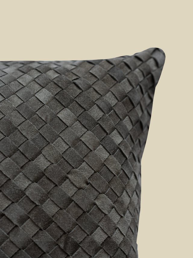 Viviana Suede Leather Cushion