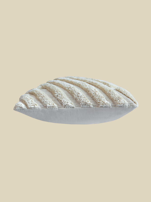 Avery Cream Cotton Cushion