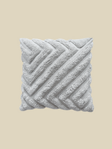 Avery Grey Cotton Cushion