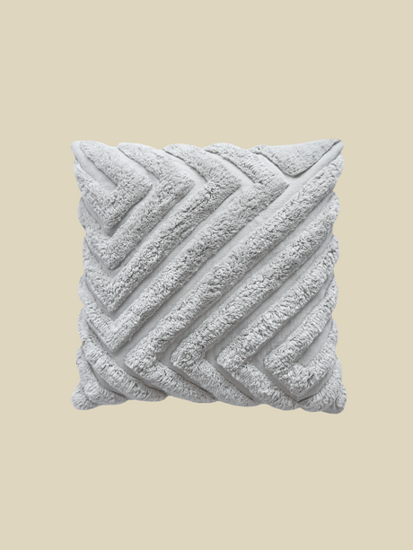 Avery Grey Cotton Cushion
