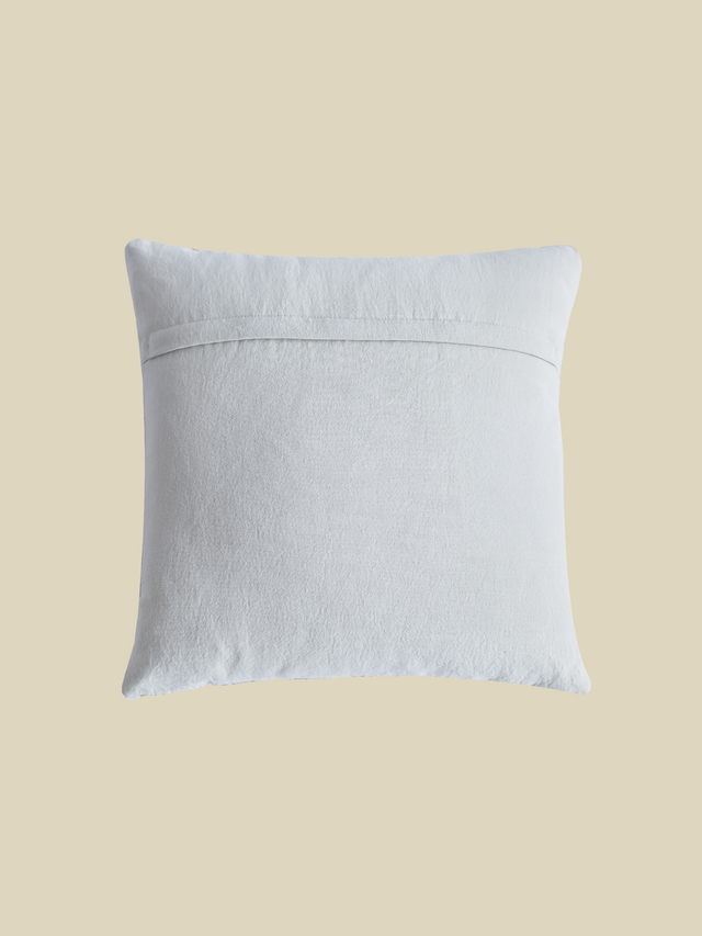 Avery Grey Cotton Cushion