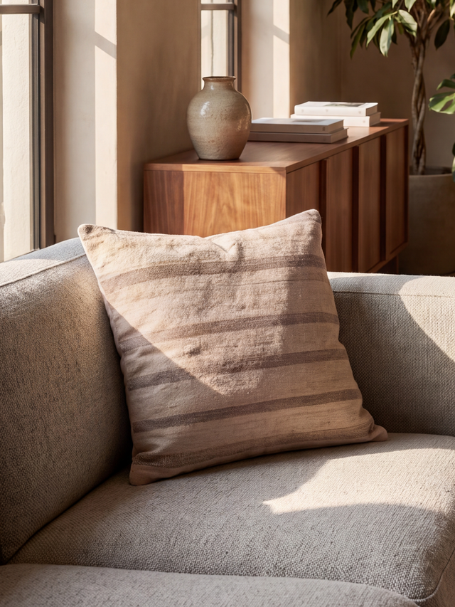 Maeve Hand-woven Wool Cushion