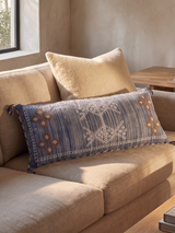 Savya Embroidered Cotton Cushion