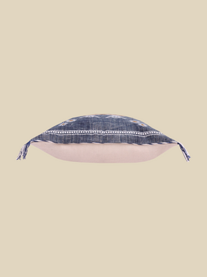 Farida Embroidered Linen Cushion