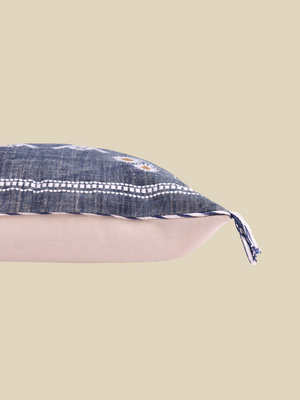 Farida Embroidered Linen Cushion
