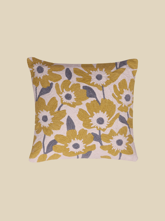Osab Embroidered Cotton Cushion