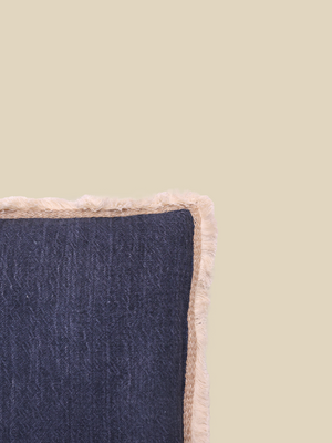 Stella Hand-woven Cushion - Blue