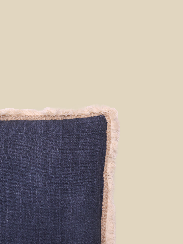 Stella Hand-woven Cushion - Blue