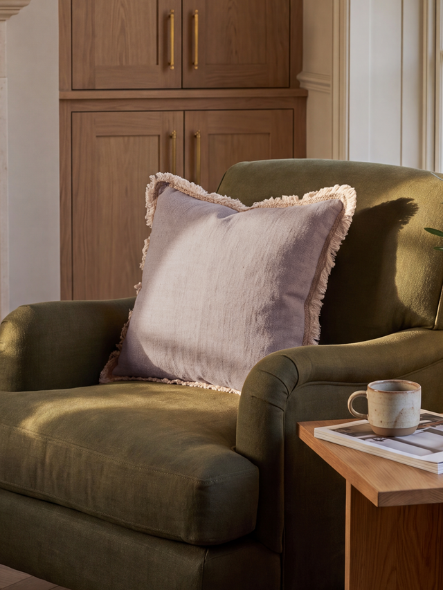 Stella Hand-woven Cushion - Beige