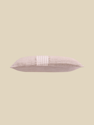 Jan Beige Hand-woven Cushion