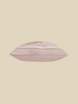 Coastal Palm Embroidered Cotton Cushion