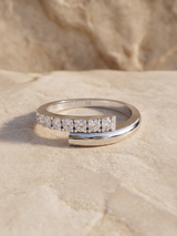 Maren Lab Diamond Ring - Sterling Silver