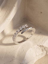 Maren Lab Diamond Ring - Sterling Silver
