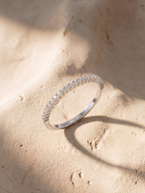 Eternal Lab Diamond Eternity Band - Sterling Silver