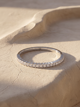 Eternal Lab Diamond Eternity Band - Sterling Silver