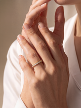 Channel Lab Diamond Band - Yellow Gold Vermeil
