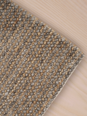 Cameron Hand-woven Wool Jute Rug - Grey