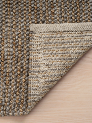 Cameron Hand-woven Wool Jute Rug - Grey