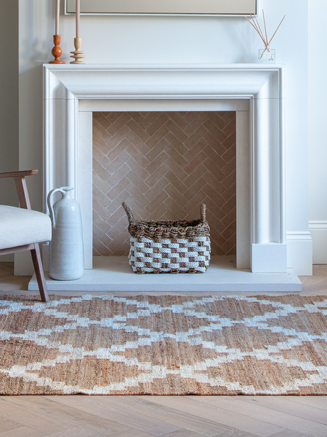 Arden Hand-woven Jute Kilim